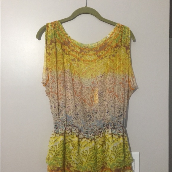 Diane von Furstenberg beaded silk blouse - Picture 5 of 6